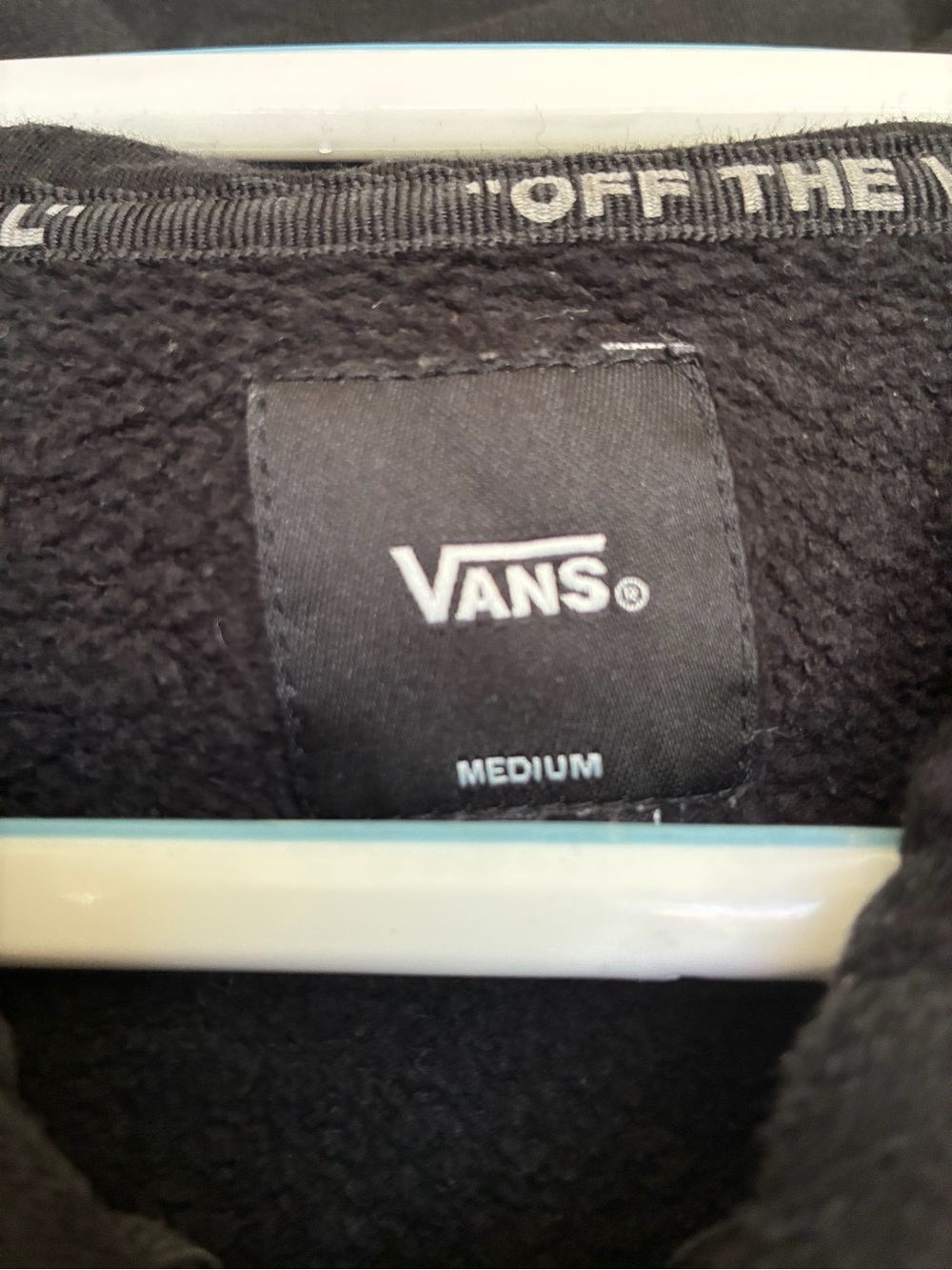 Rare Vans Family Graphic Full Zip Hoodie Sweatshirt Medium Black - Picture 2 of 4